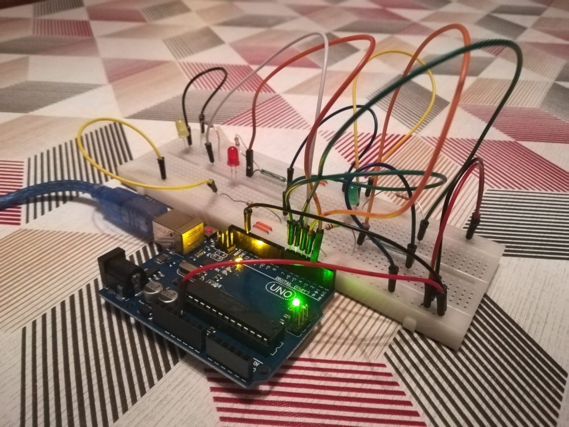 Arduino met LED