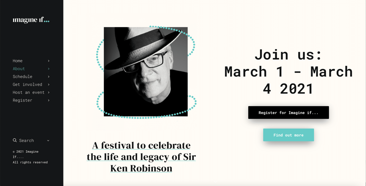 Imagine If…event als eerbetoon aan Sir Ken Robinson
